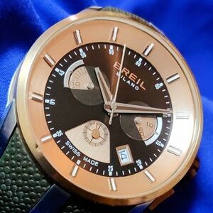 Breil Milano Swiss Made 43mm Chrono Men's Watch
New battery fully working
